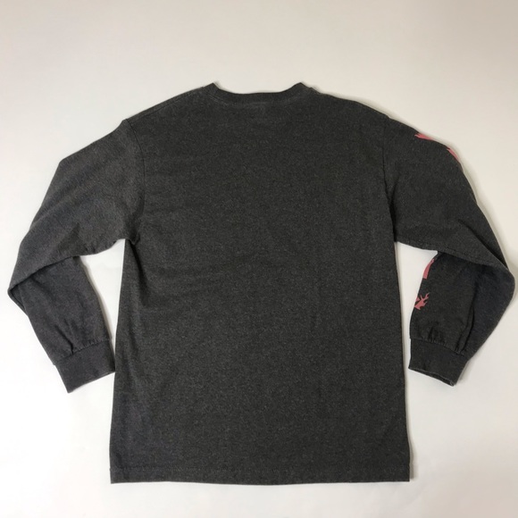 Volcom Shirt Men Size Medium Gray Long Sleeve - Picture 4 of 5